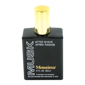 MONSIEUR MUSK by Dana - After Shave (unboxed) 2 oz for men.