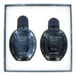 Obsession Night by Calvin Klein - Gift Set -- 4.2 oz Eau De Toilette Spray + 4.2 oz After Shave for Men.